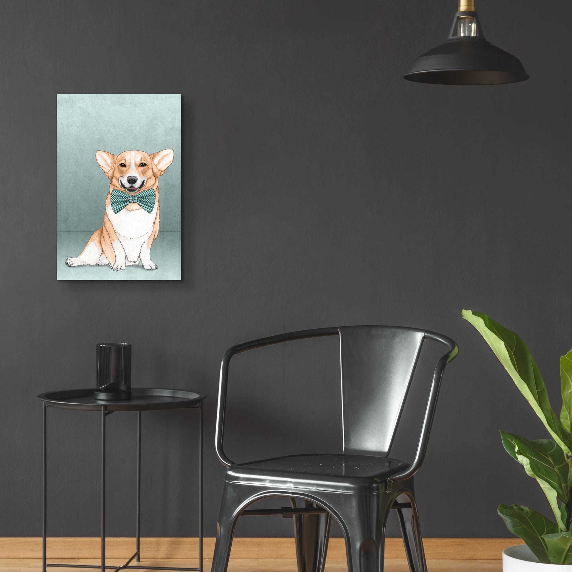 Epic Art 'Corgi Dog' by Barruf Acrylic Glass Wall Art,16x24