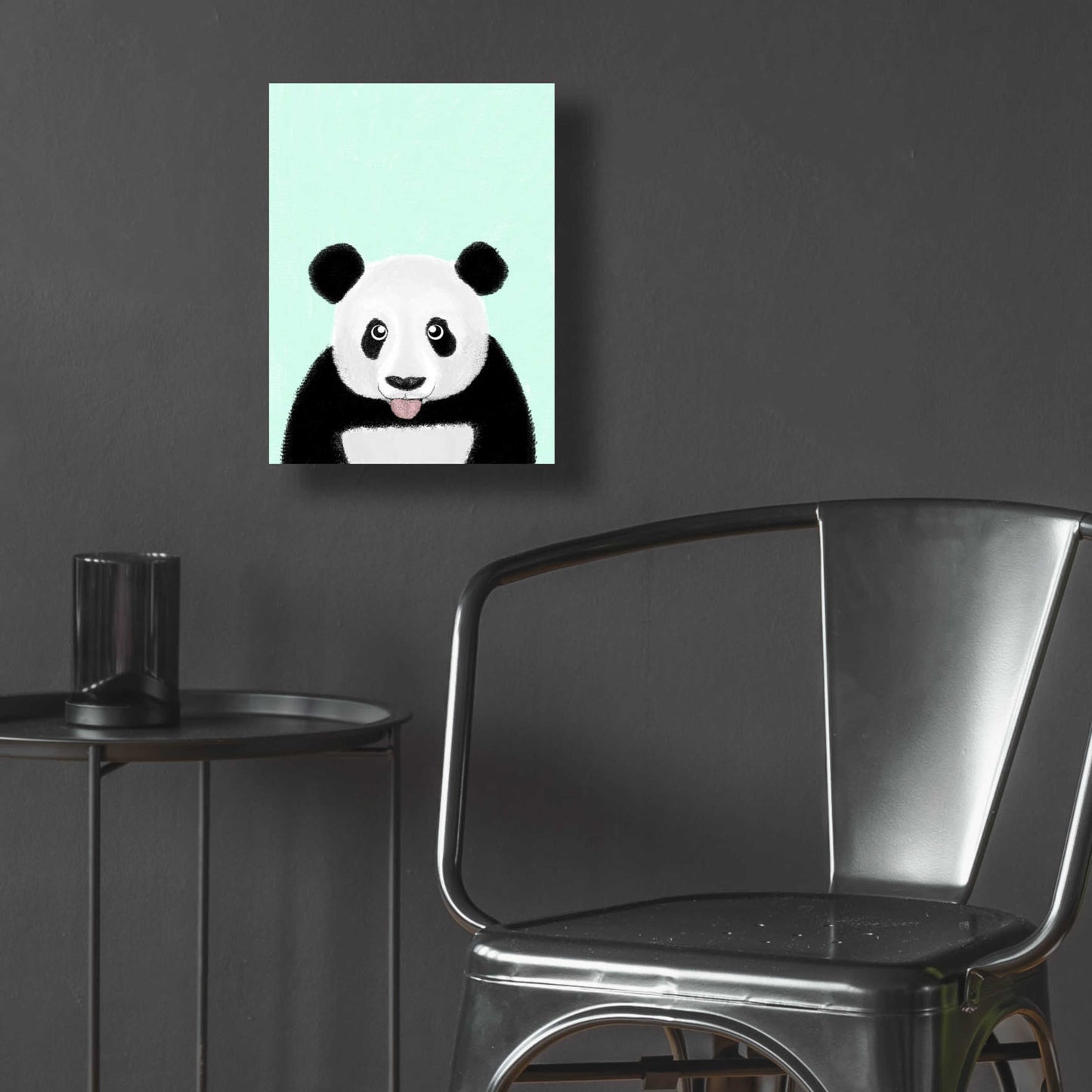 Epic Art 'Cute Panda' by Barruf Acrylic Glass Wall Art,12x16