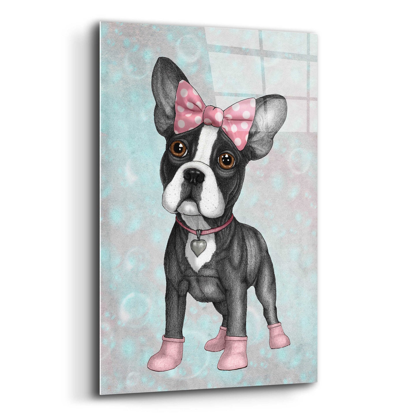 Epic Art 'Sweet Frenchie' by Barruf Acrylic Glass Wall Art,12x16