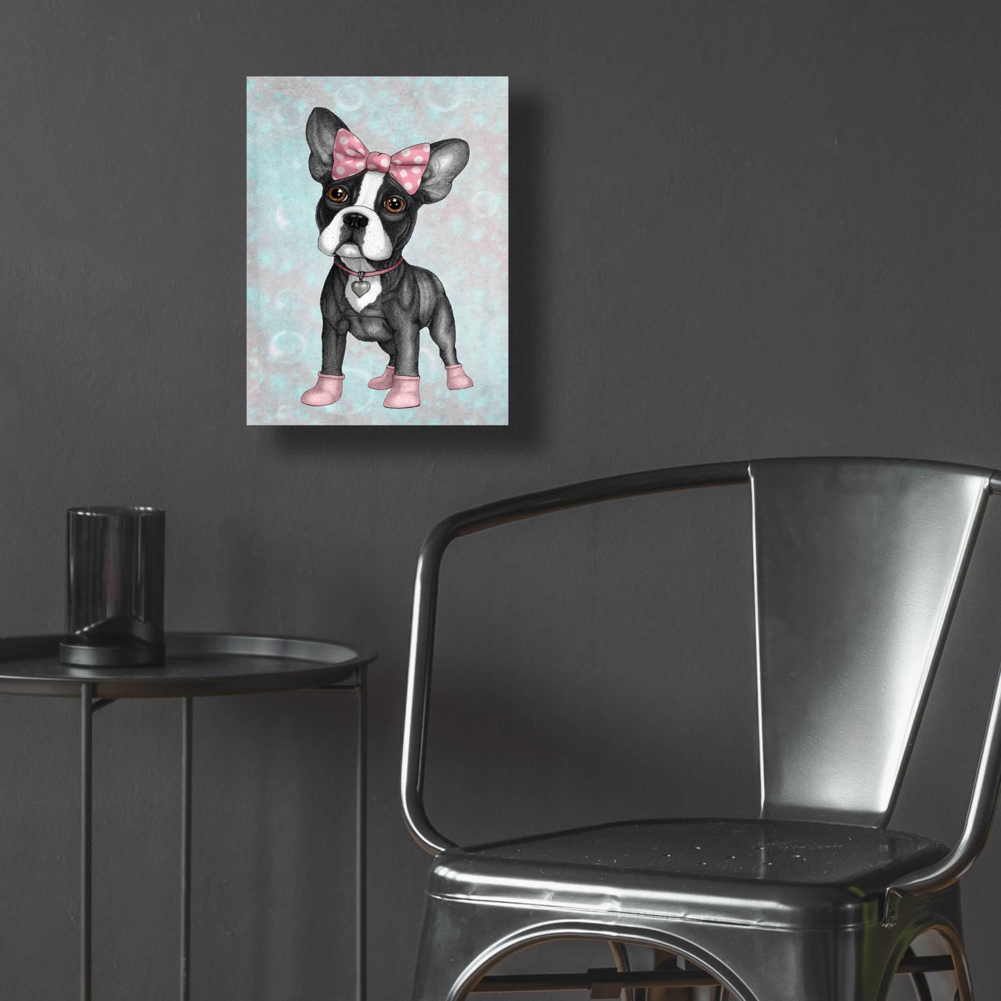 Epic Art 'Sweet Frenchie' by Barruf Acrylic Glass Wall Art,12x16