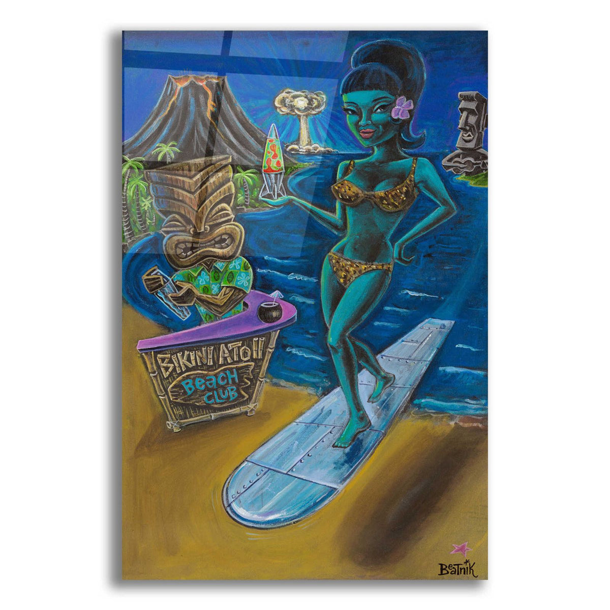She's the Bomb by Beatnik acrylic glass wall art