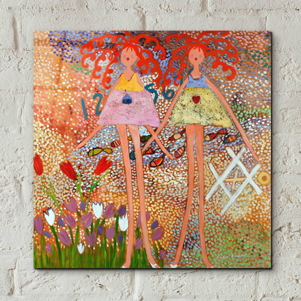 Across the Universe by Caroline Benchétrit - 12x12 acrylic wall art in a room