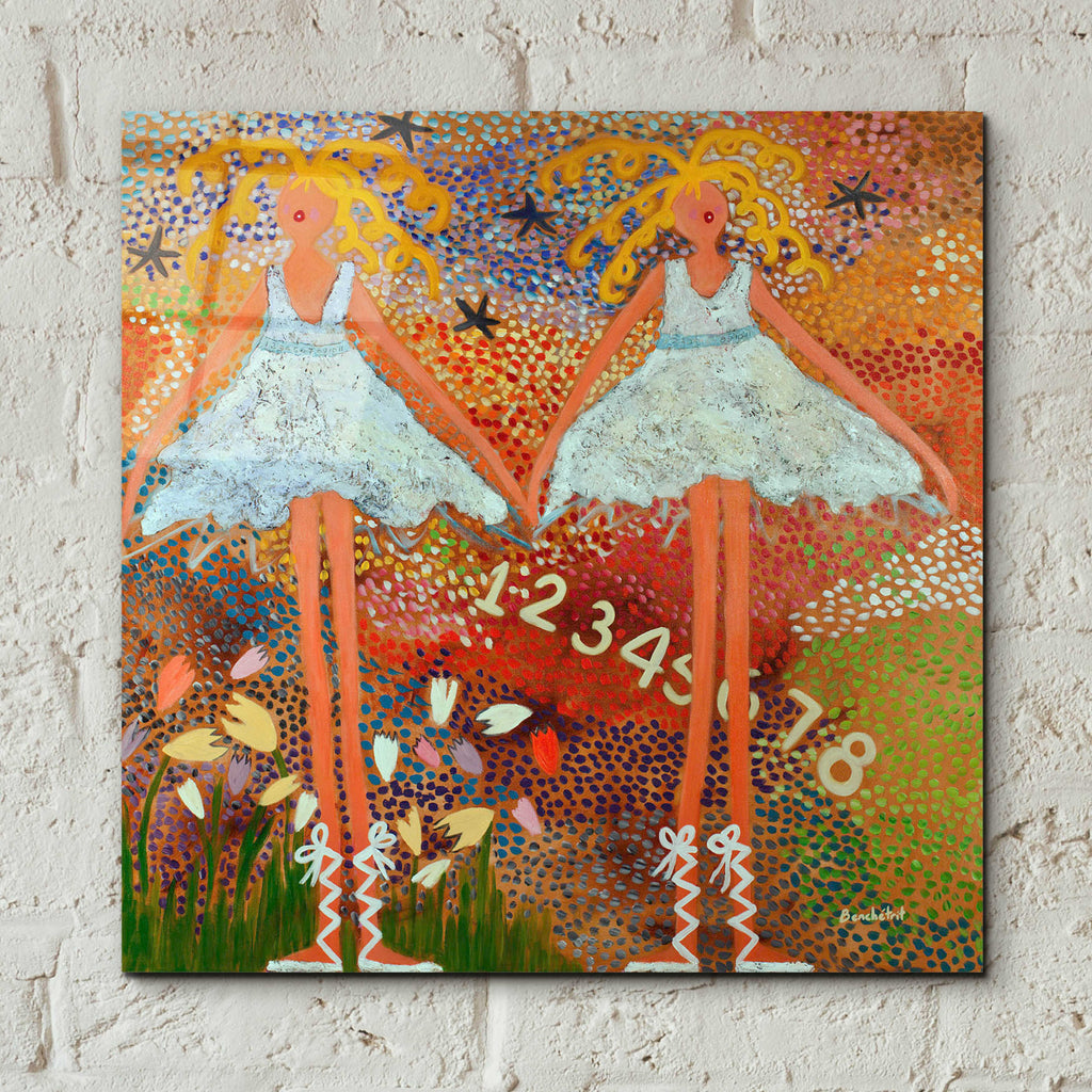 Desert Dance by Caroline Benchétrit - 12x12 acrylic wall art in a room