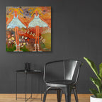 Desert Dance by Caroline Benchétrit - 36x36 acrylic wall art in a room