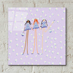 Epic Art 'Flower Girls' by Caroline Benchétrit Acrylic Glass Wall Art,12x12