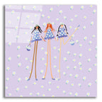 Epic Art 'Flower Girls' by Caroline Benchétrit Acrylic Glass Wall Art