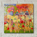 Three Friends by Caroline Benchétrit - 12x12 acrylic wall art in a room