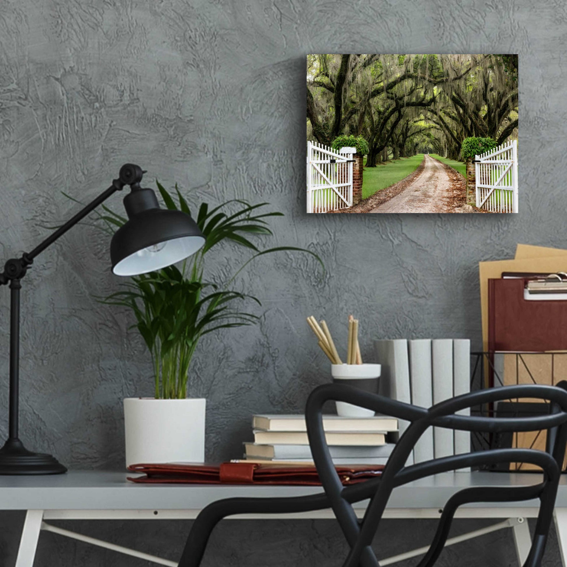 Epic Art 'Plantation Road' by Daniel Burt Acrylic Glass Wall Art,16x12