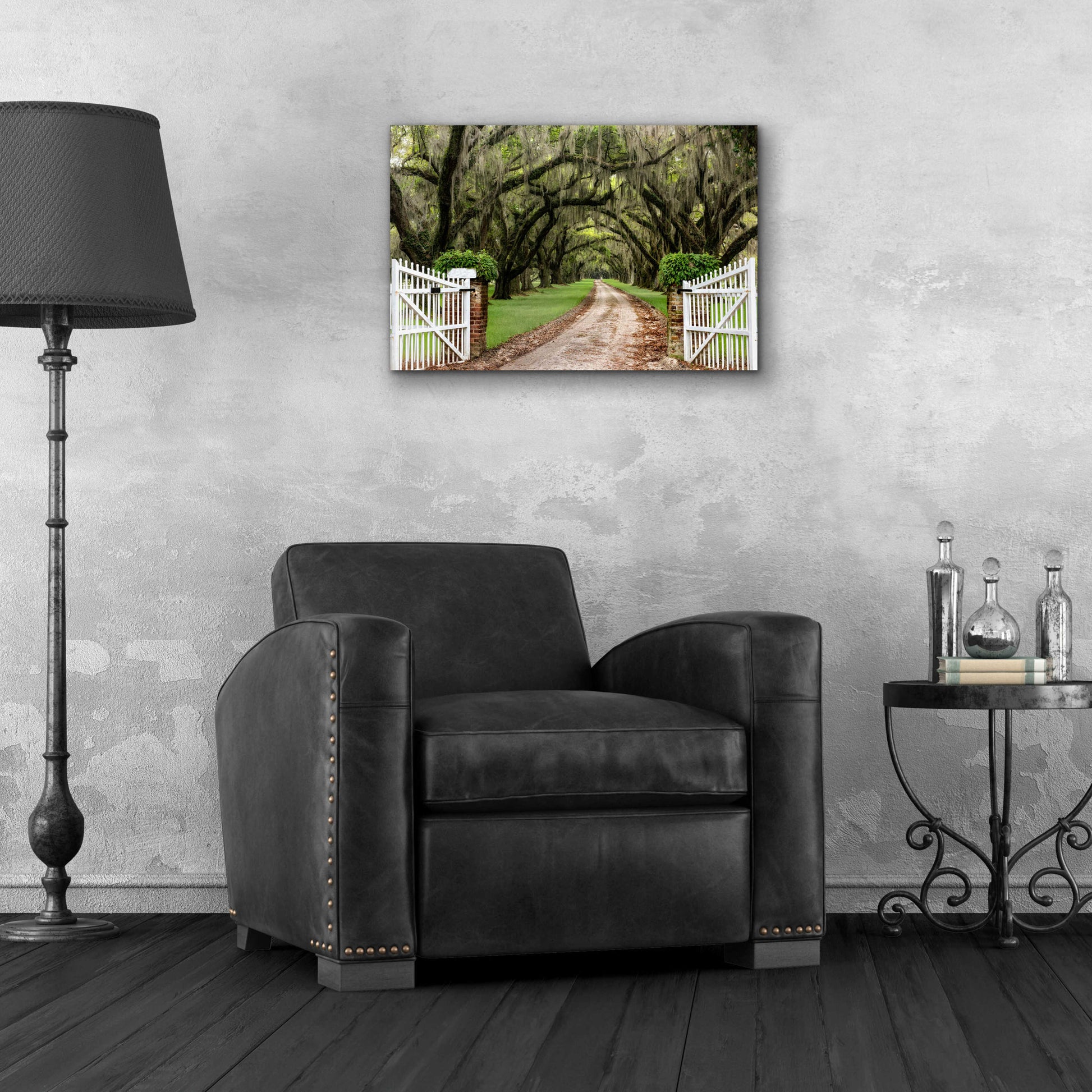 Epic Art 'Plantation Road' by Daniel Burt Acrylic Glass Wall Art,24x16