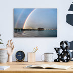 Epic Art 'Rainbows at Hanalei' by Daniel Burt Acrylic Glass Wall Art,16x12