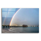 Epic Art 'Rainbows at Hanalei' by Daniel Burt Acrylic Glass Wall Art