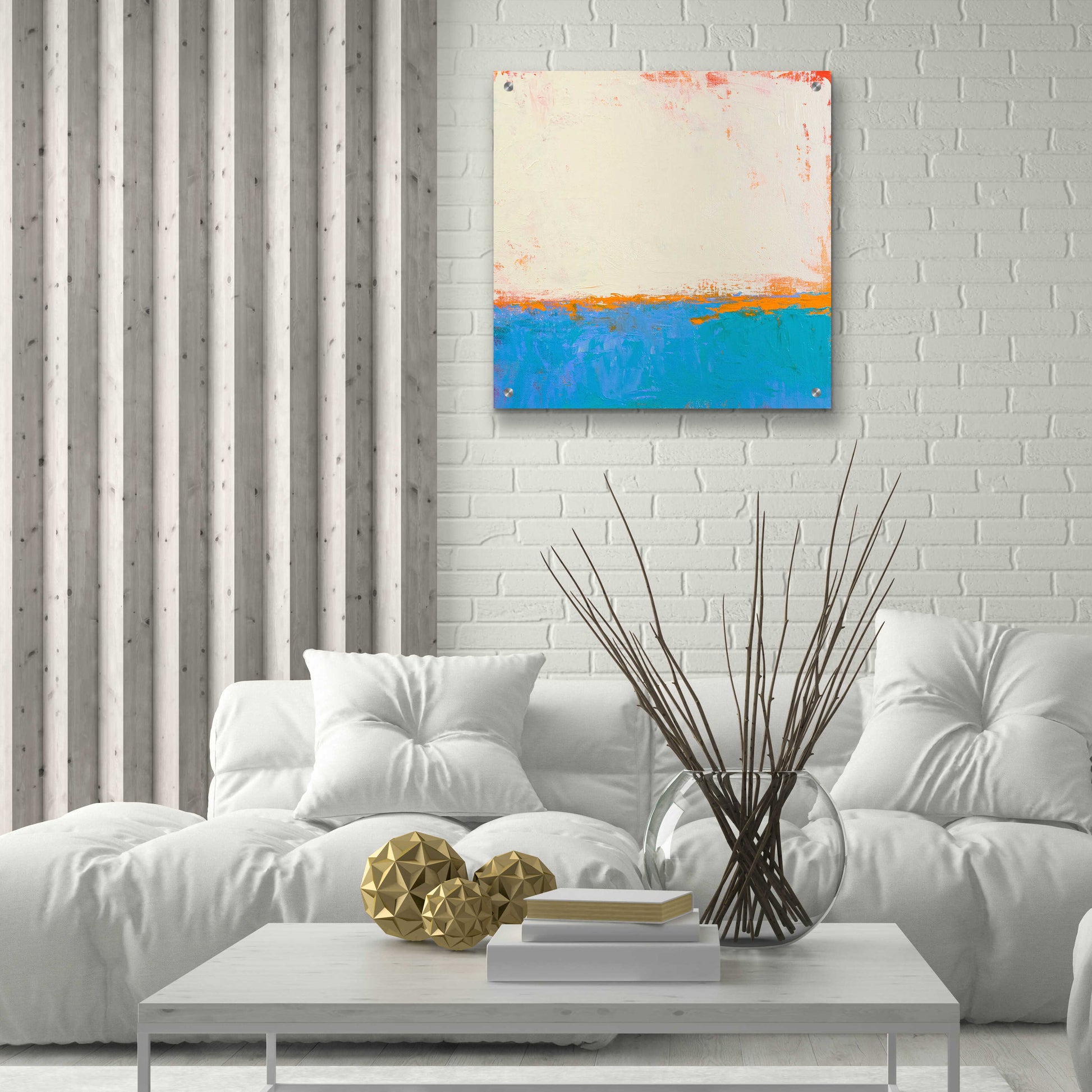 Epic Art 'Calm Seas' by Don Bishop Acrylic Glass Wall Art,24x24