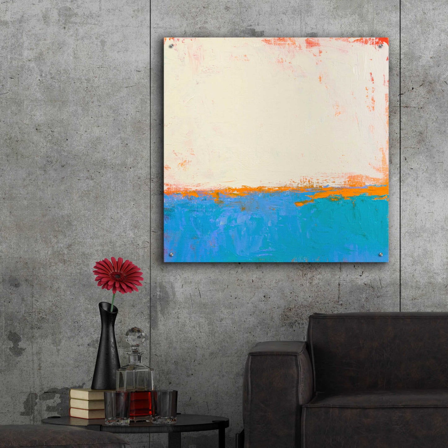 Epic Art 'Calm Seas' by Don Bishop Acrylic Glass Wall Art,36x36