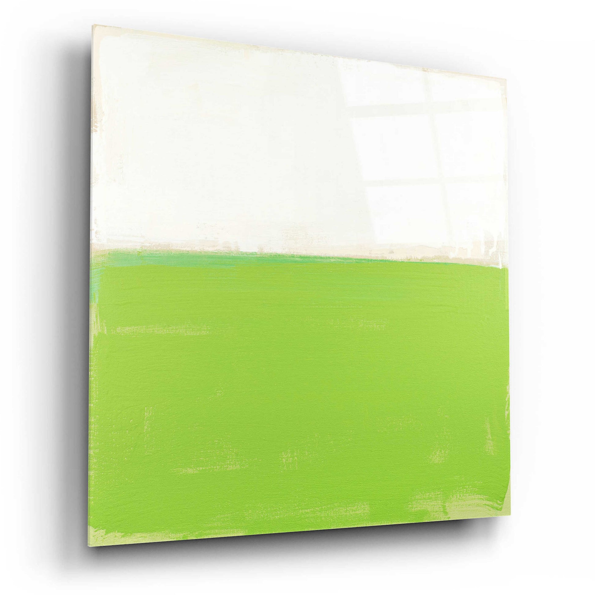 Epic Art 'Fresh Green' by Don Bishop Acrylic Glass Wall Art,12x12