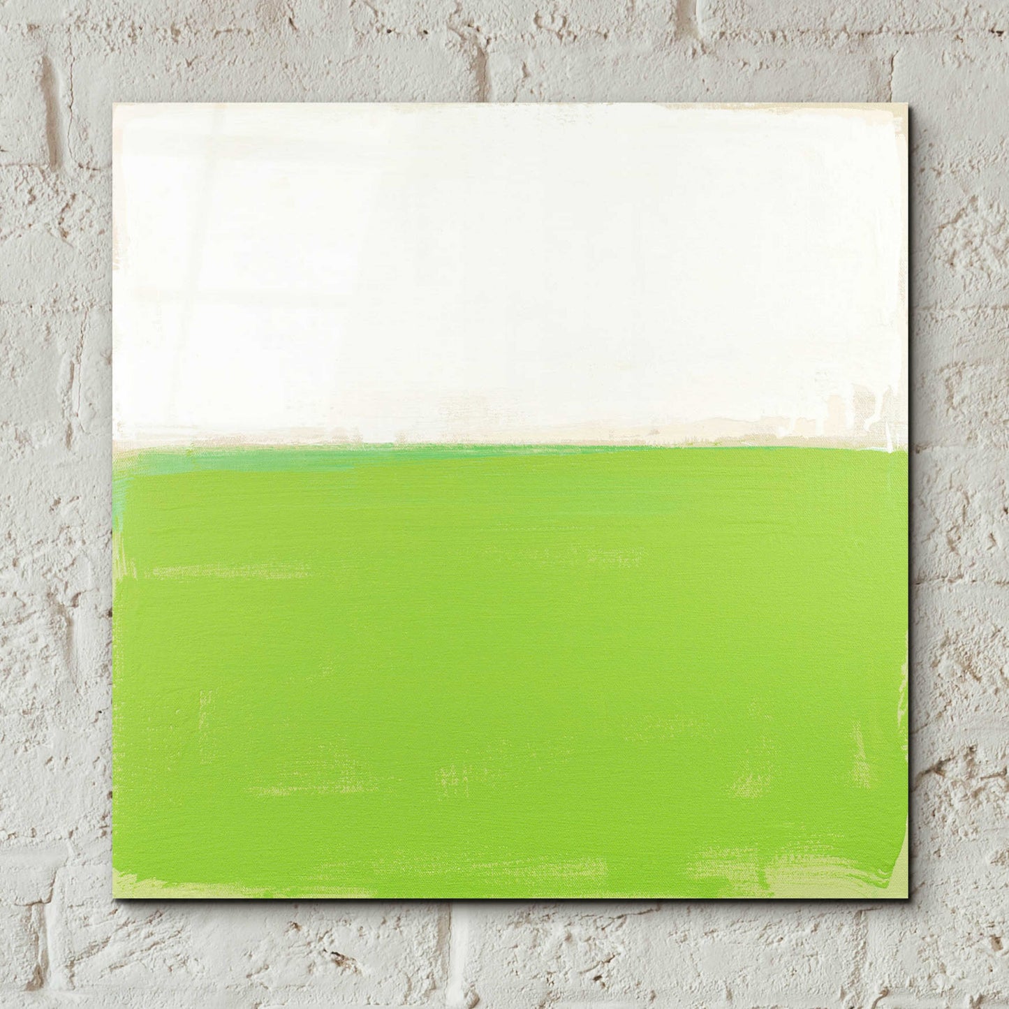 Epic Art 'Fresh Green' by Don Bishop Acrylic Glass Wall Art,12x12