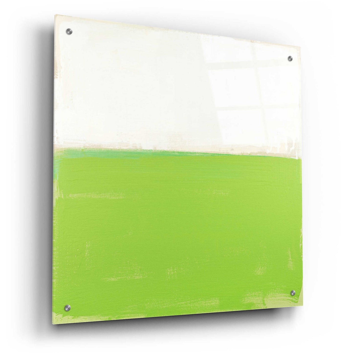 Epic Art 'Fresh Green' by Don Bishop Acrylic Glass Wall Art,24x24