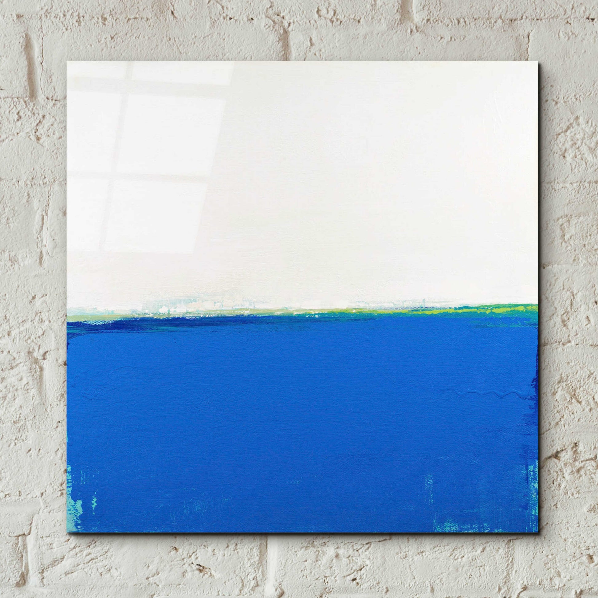 Epic Art 'Open Blue' by Don Bishop Acrylic Glass Wall Art,12x12