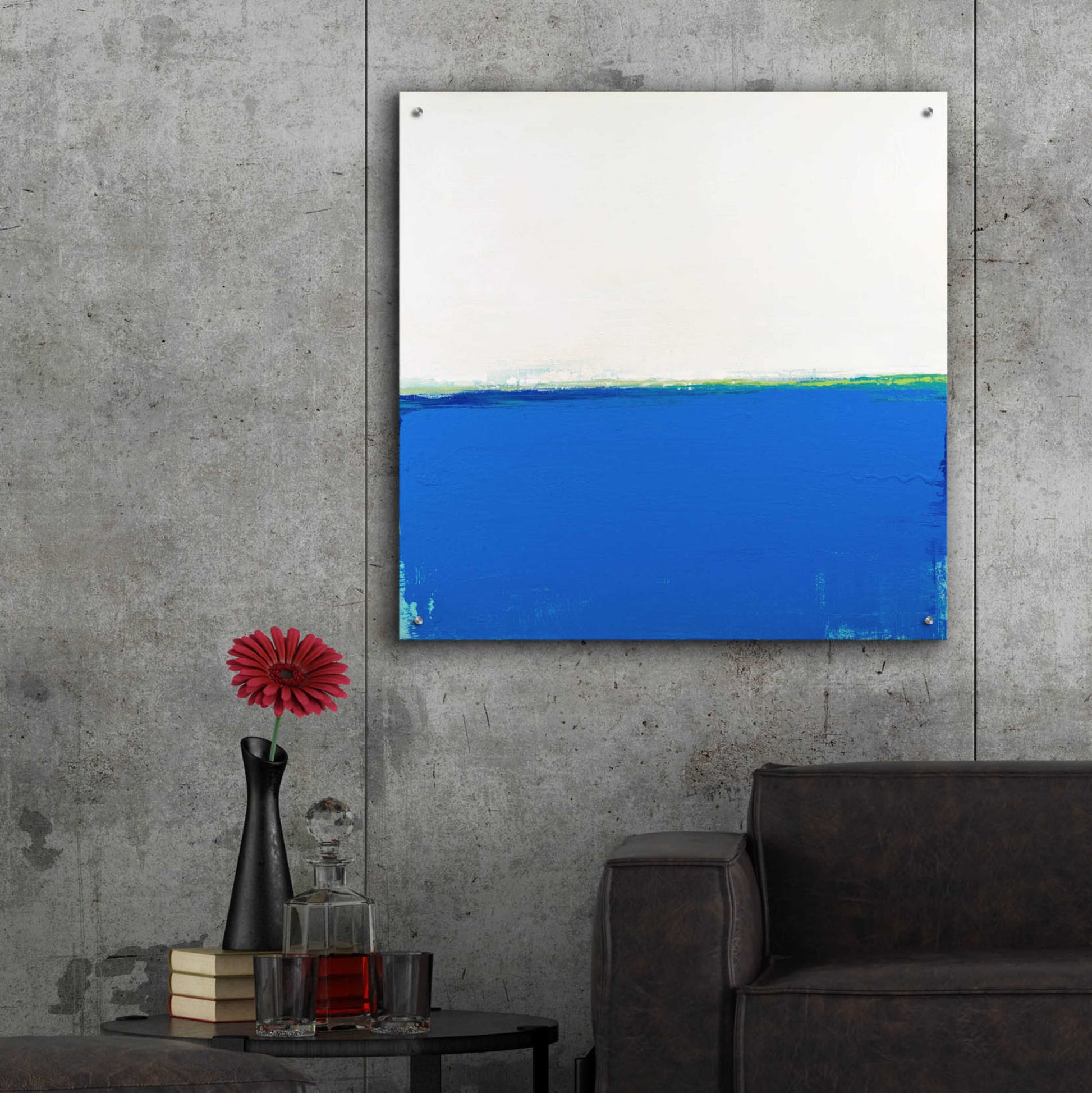 Epic Art 'Open Blue' by Don Bishop Acrylic Glass Wall Art,36x36