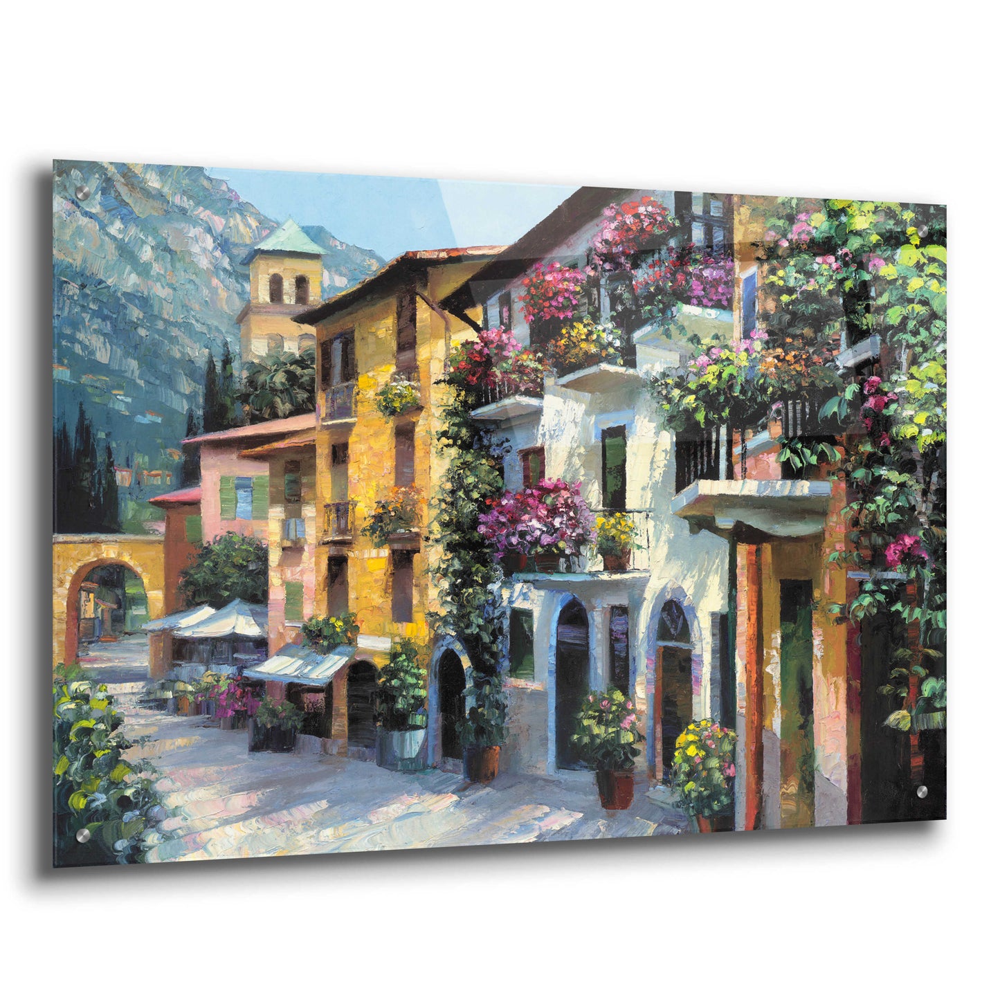 Epic Art 'Village Hideaway' by Howard Behrens Acrylic Glass Wall Art,36x24