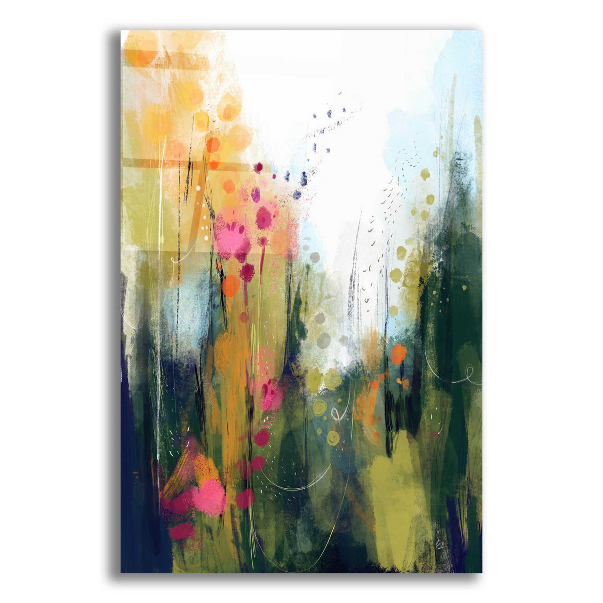 Epic Art 'Wildwood' by Ishita Banerjee Acrylic Glass Wall Art,12x16