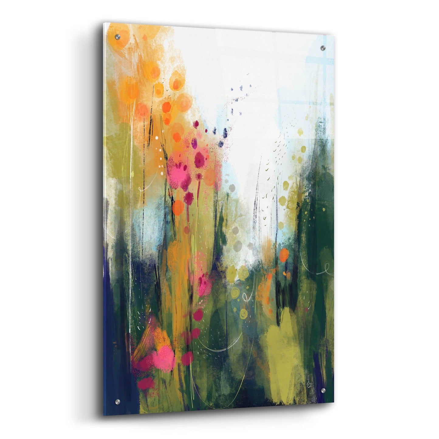 Epic Art 'Wildwood' by Ishita Banerjee Acrylic Glass Wall Art,24x36