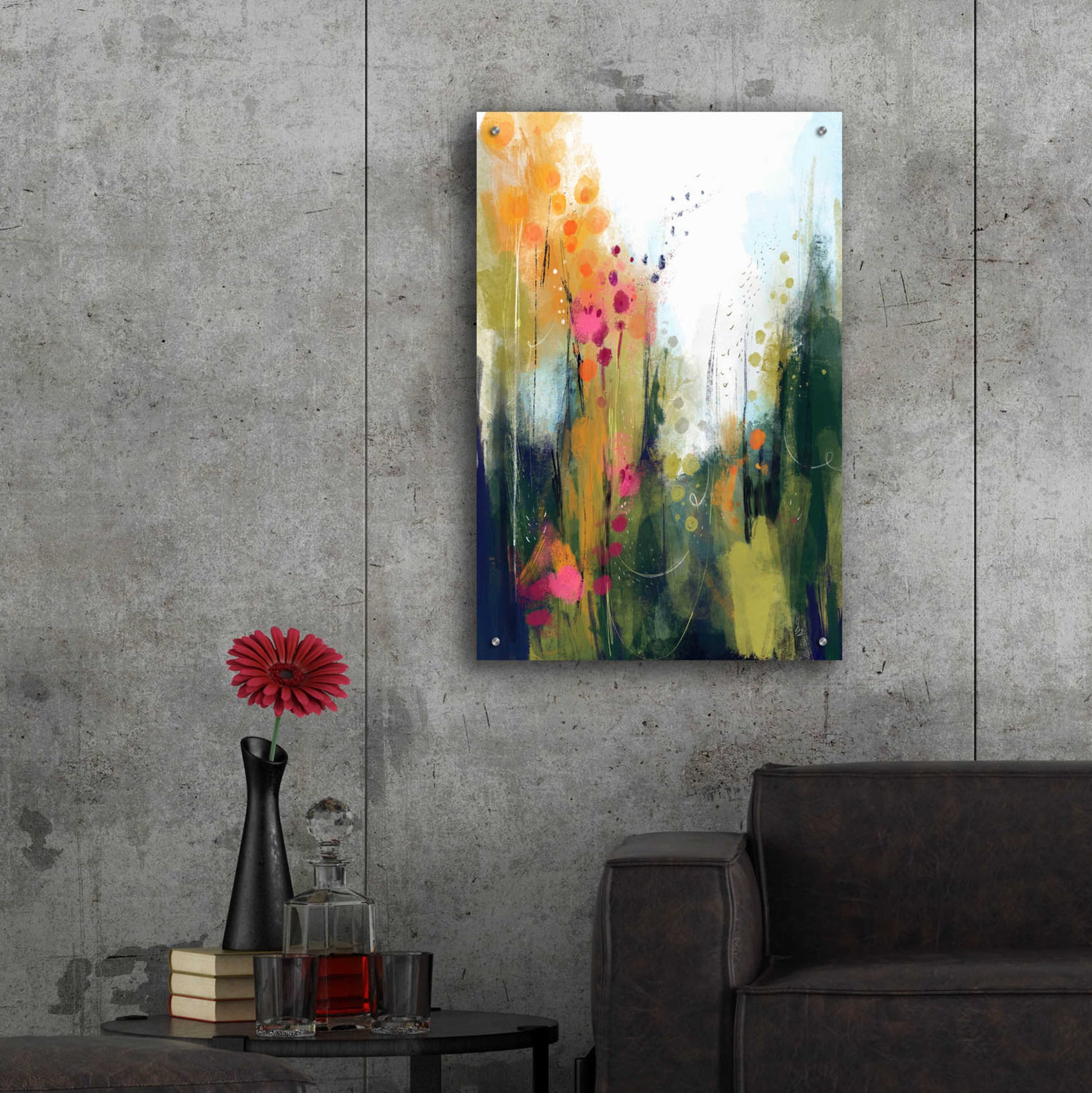 Epic Art 'Wildwood' by Ishita Banerjee Acrylic Glass Wall Art,24x36