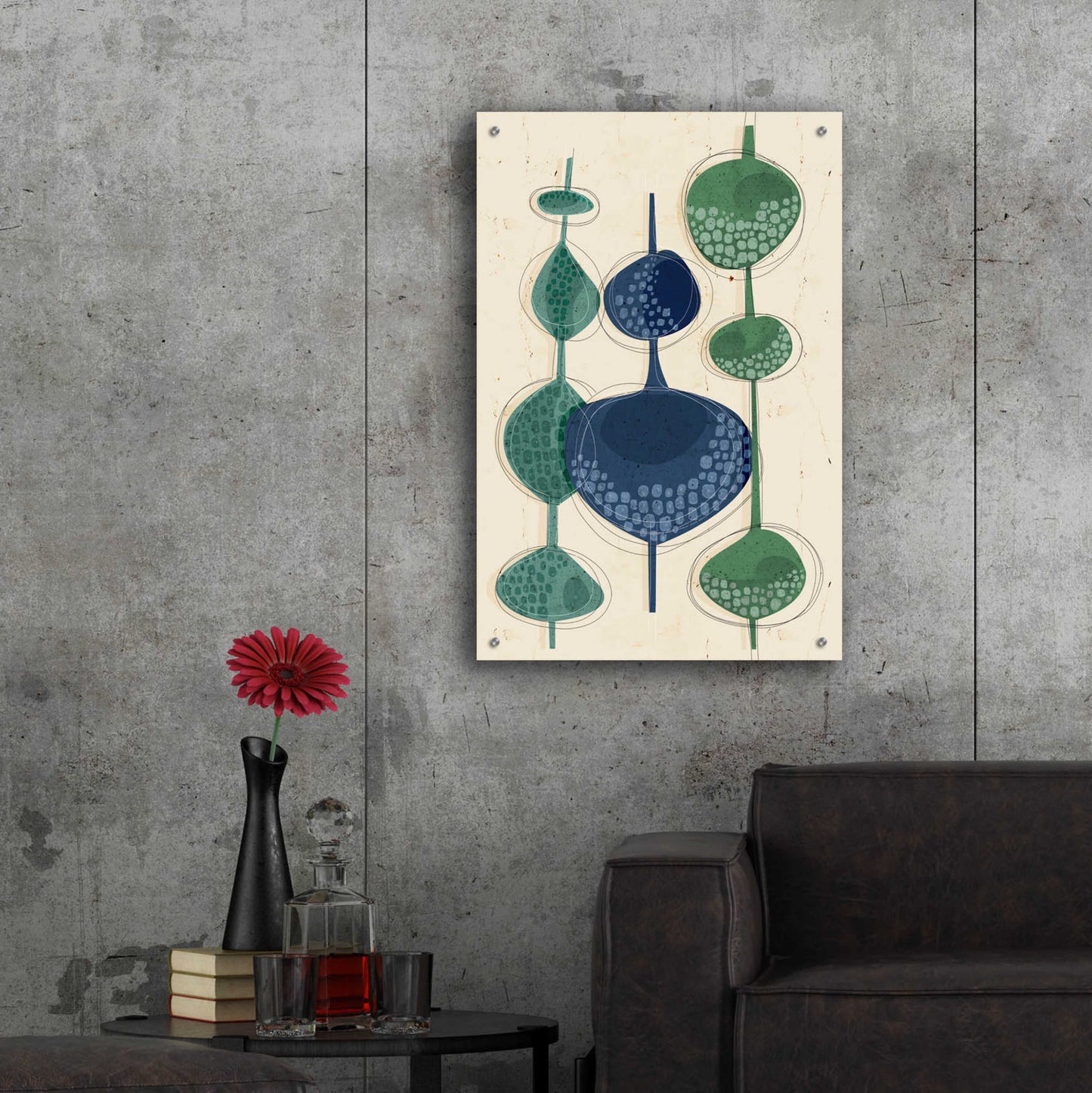 Epic Art 'Towering Trees' by Ishita Banerjee Acrylic Glass Wall Art,24x36