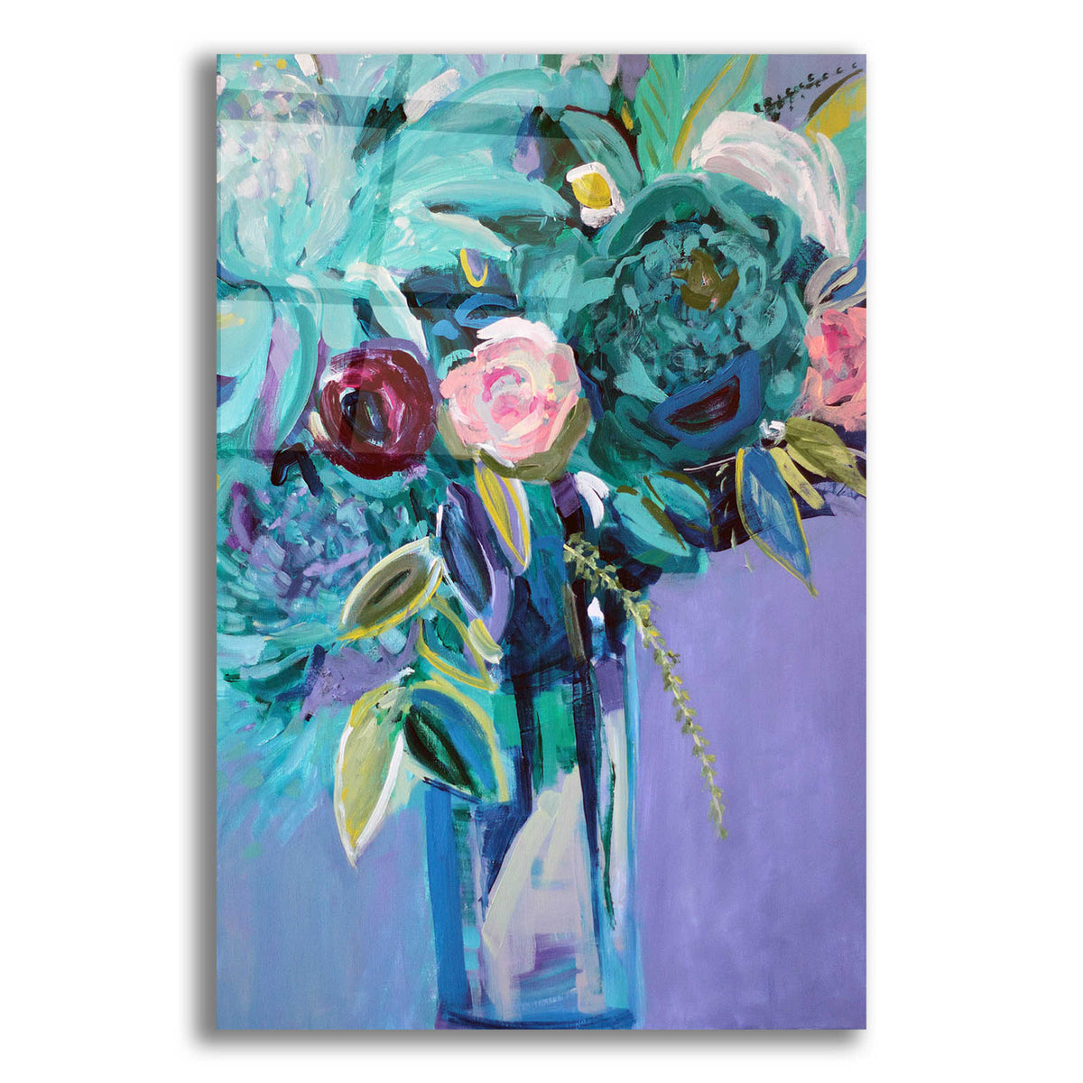 Epic Art 'Rejuvenation' by Jacqueline Brewer Acrylic Glass Wall Art