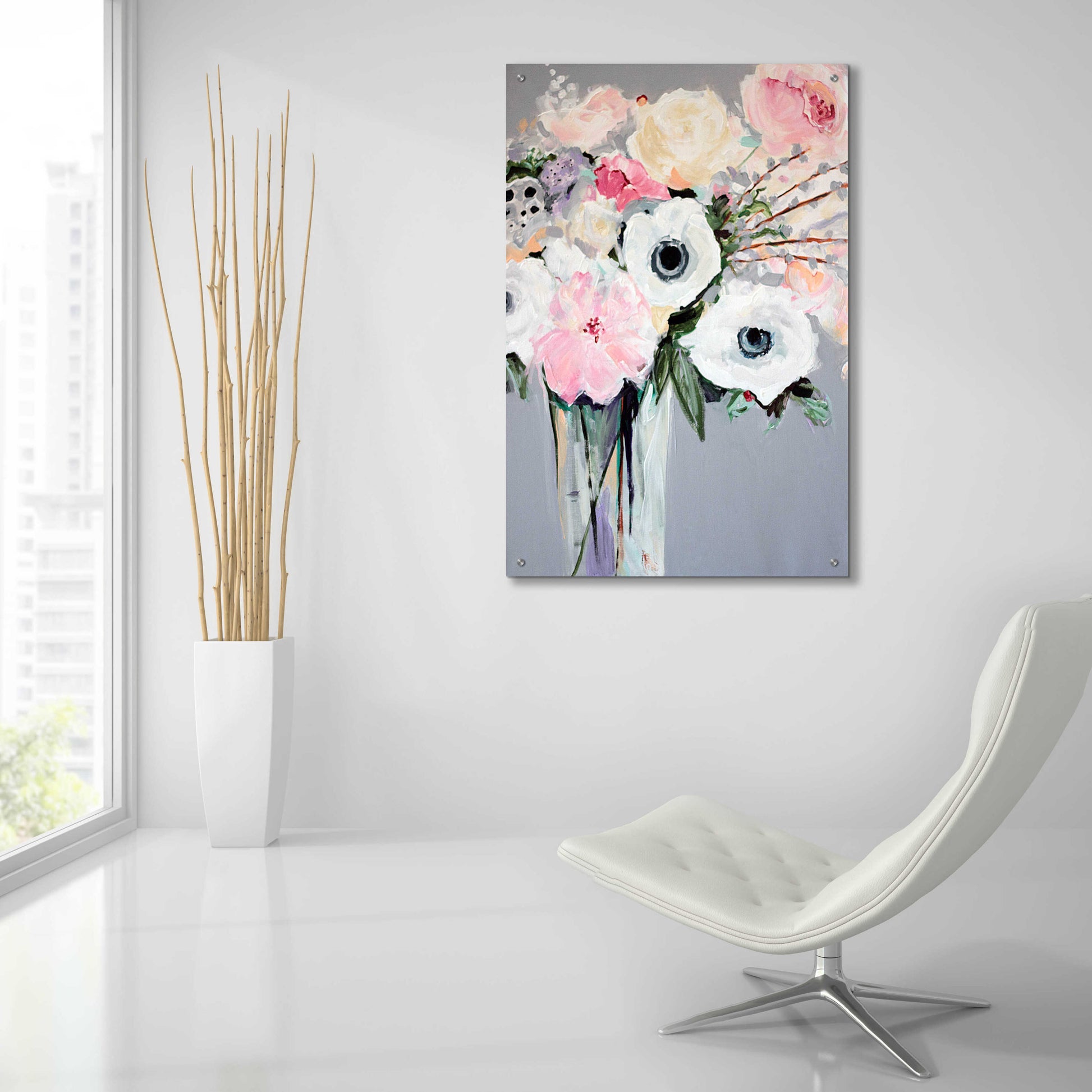 Epic Art 'Sweetie Pie' by Jacqueline Brewer Acrylic Glass Wall Art,24x36