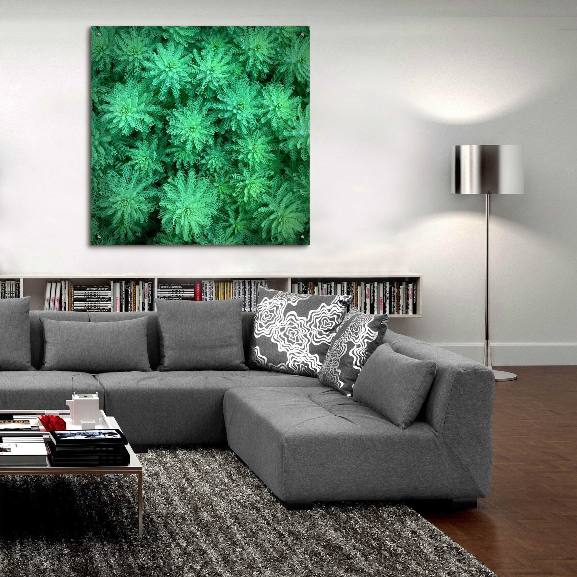 Epic Art 'Sea Green' by Jan Bell Acrylic Glass Wall Art,36x36