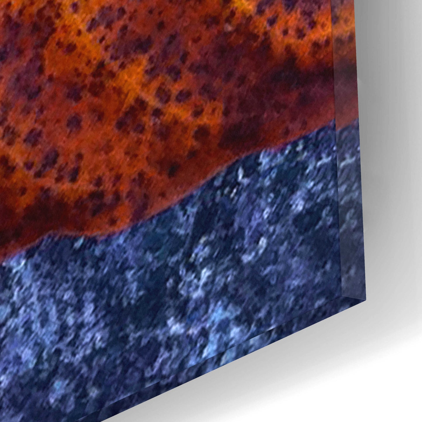 Epic Art 'Three Leaves' by Jan Bell Acrylic Glass Wall Art,12x12