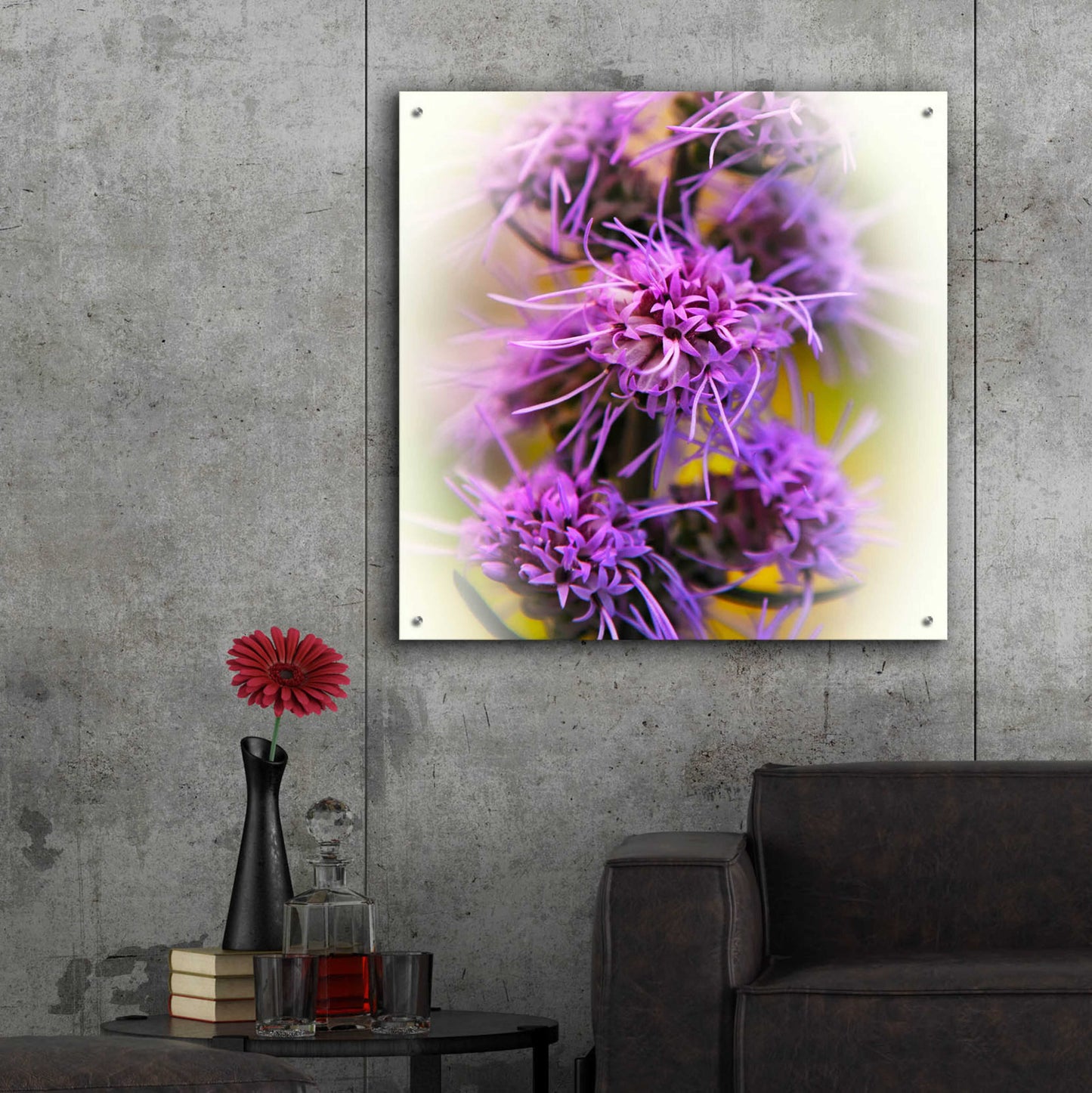 Epic Art 'Meadow Flowers' by Jan Bell Acrylic Glass Wall Art,36x36