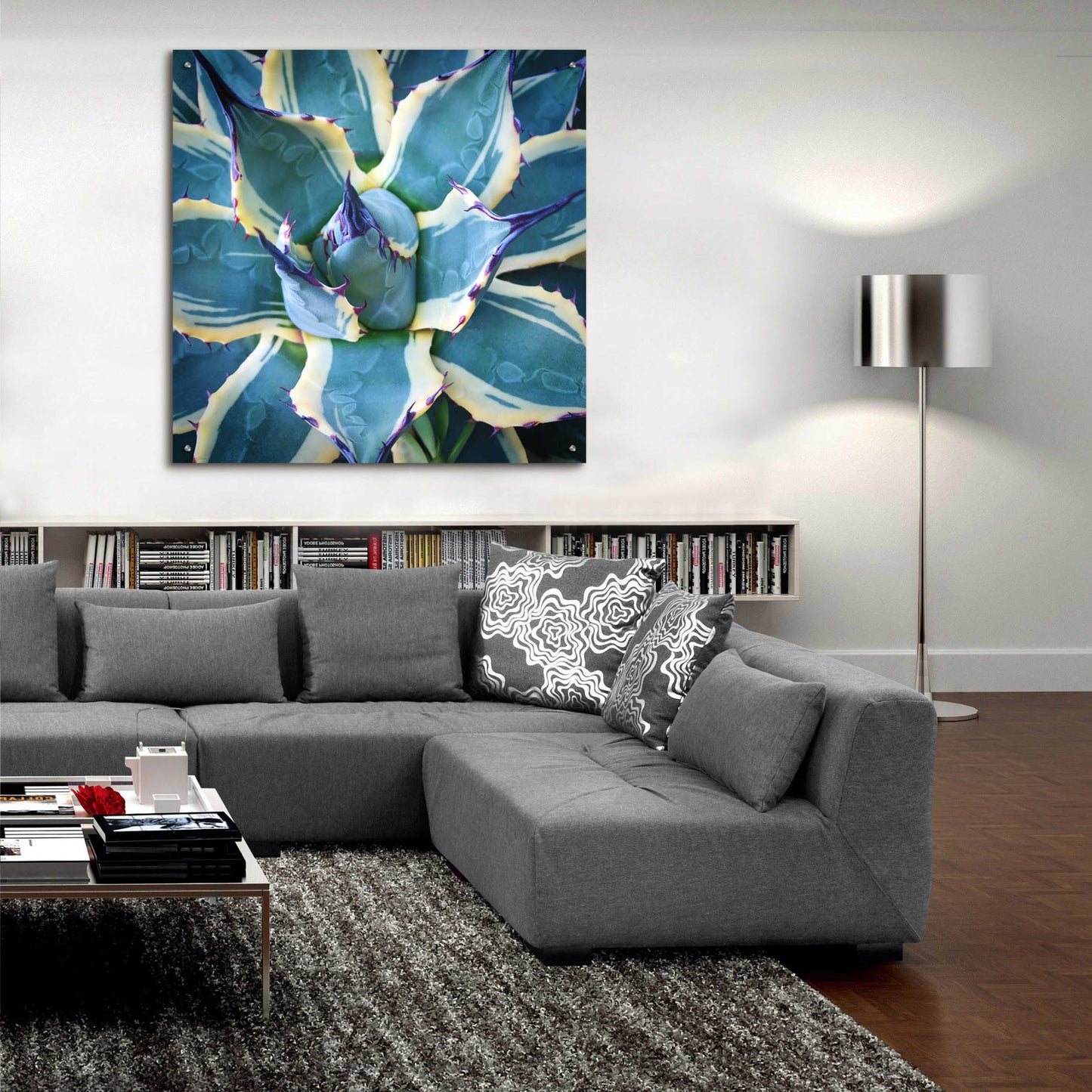 Epic Art 'Elegant Thorns' by Jan Bell Acrylic Glass Wall Art,36x36