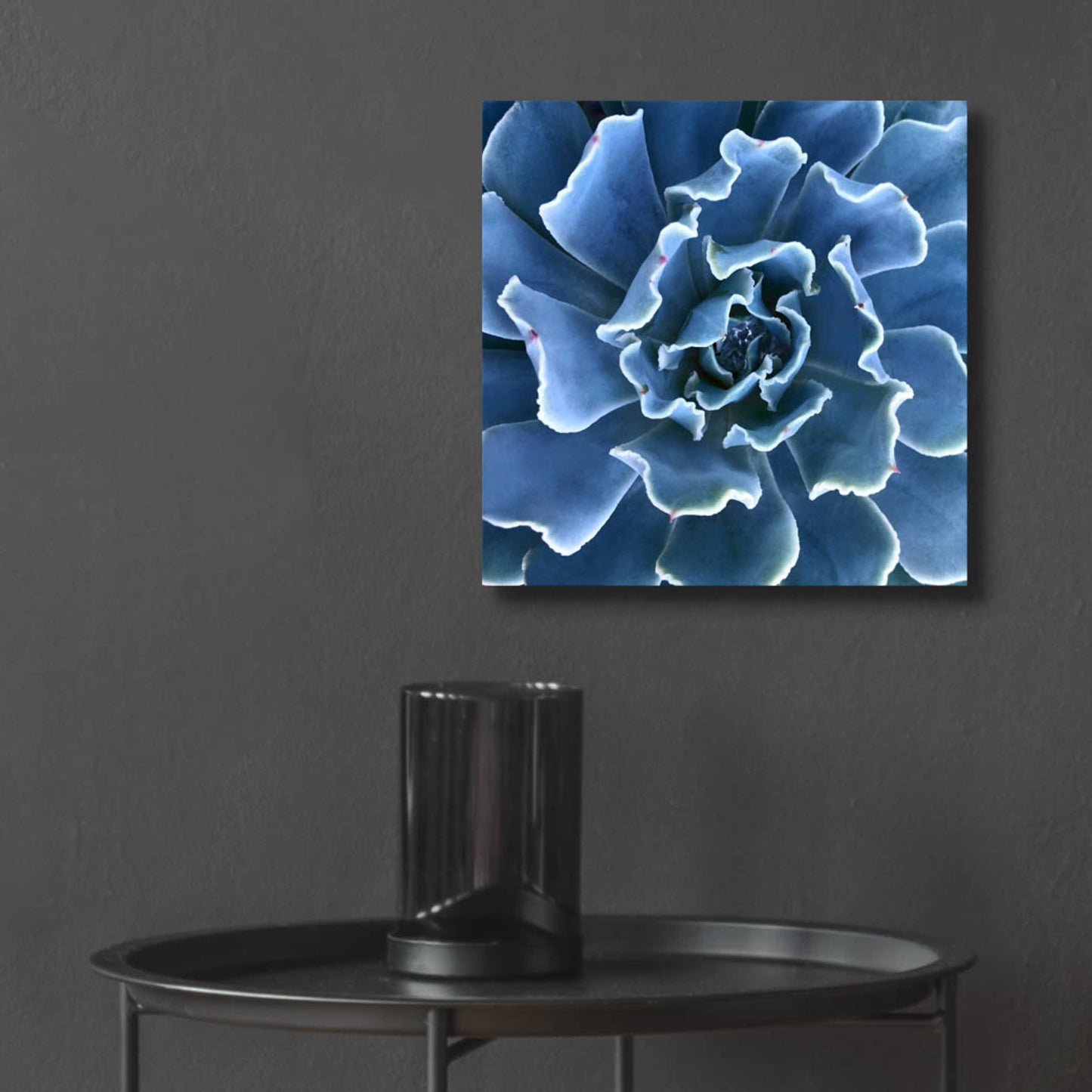 Epic Art 'Ruffled Edges' by Jan Bell Acrylic Glass Wall Art,12x12