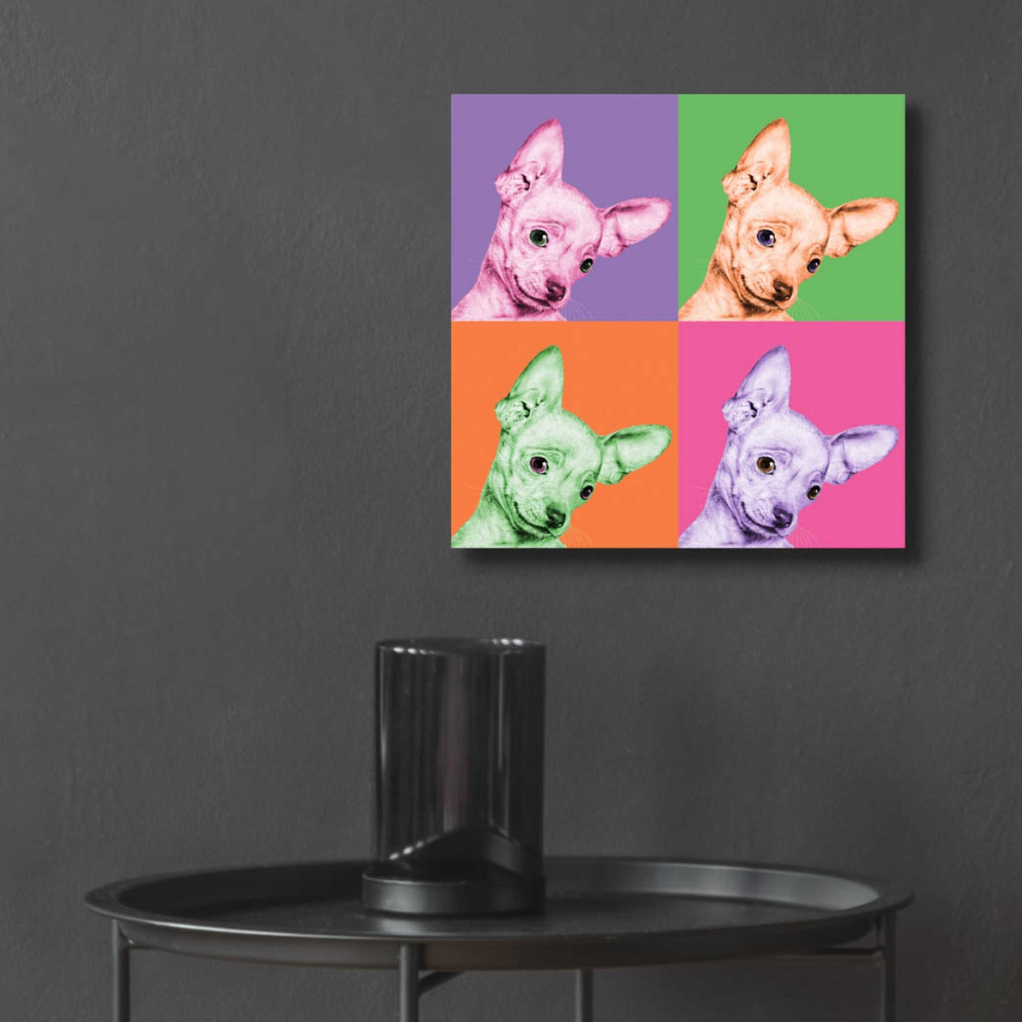 Epic Art 'Sweet Chihuahua Pop' by Jon Bertelli Acrylic Glass Wall Art,12x12