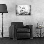 Epic Art 'The Heart of a Lion' by Jon Bertelli Acrylic Glass Wall Art,24x16