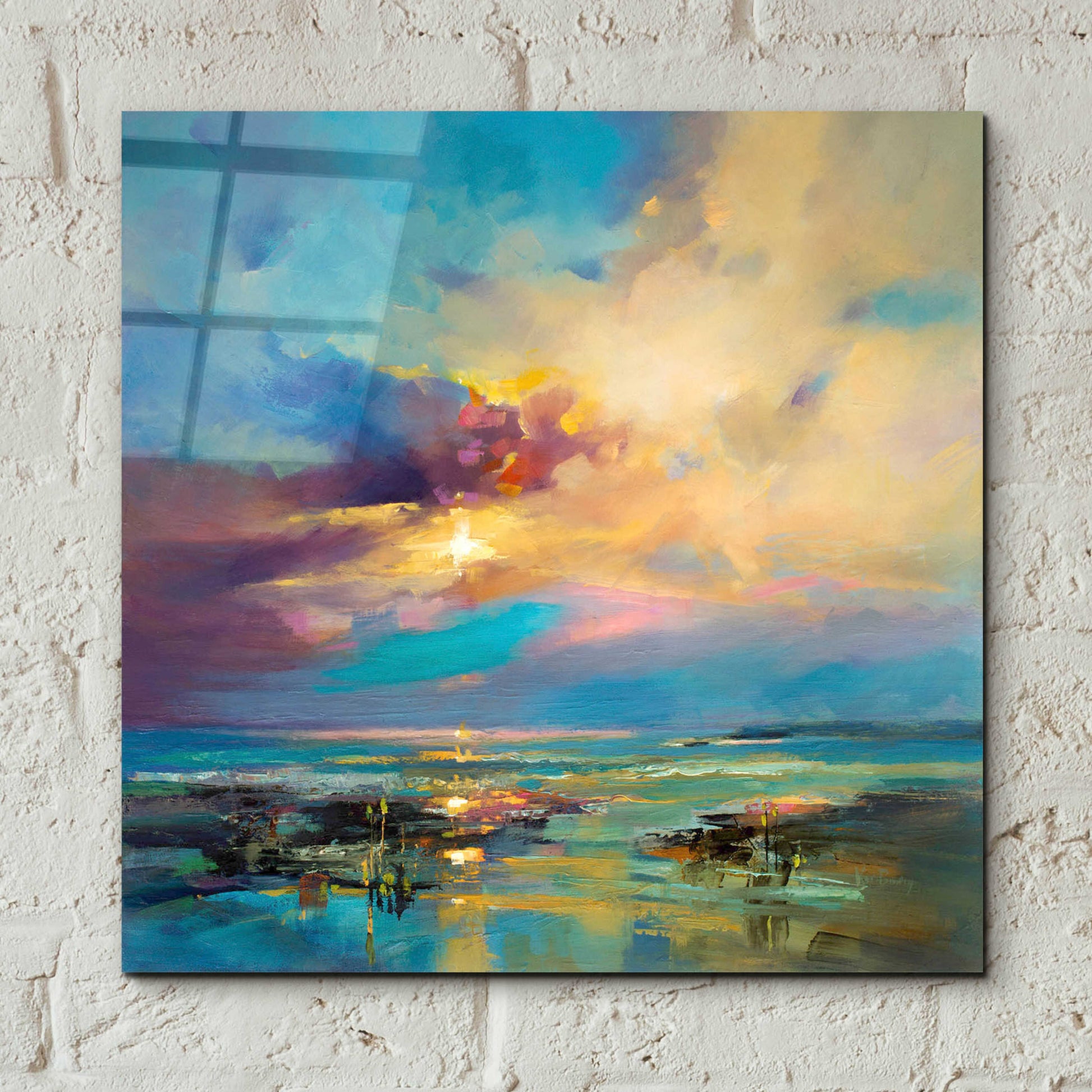 Epic Art 'Before Nightfall' by Kasia Bruniany Acrylic Glass Wall Art,12x12