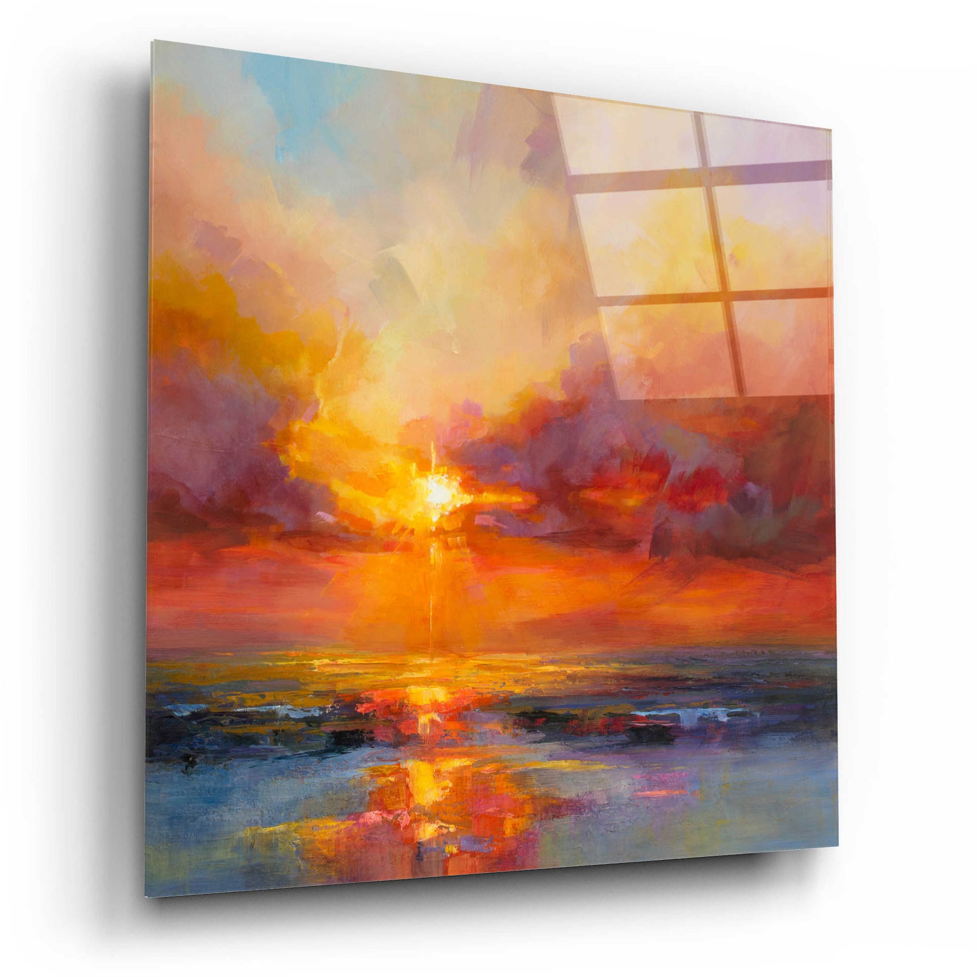 Epic Art 'Evening Sparkle' by Kasia Bruniany Acrylic Glass Wall Art,12x12