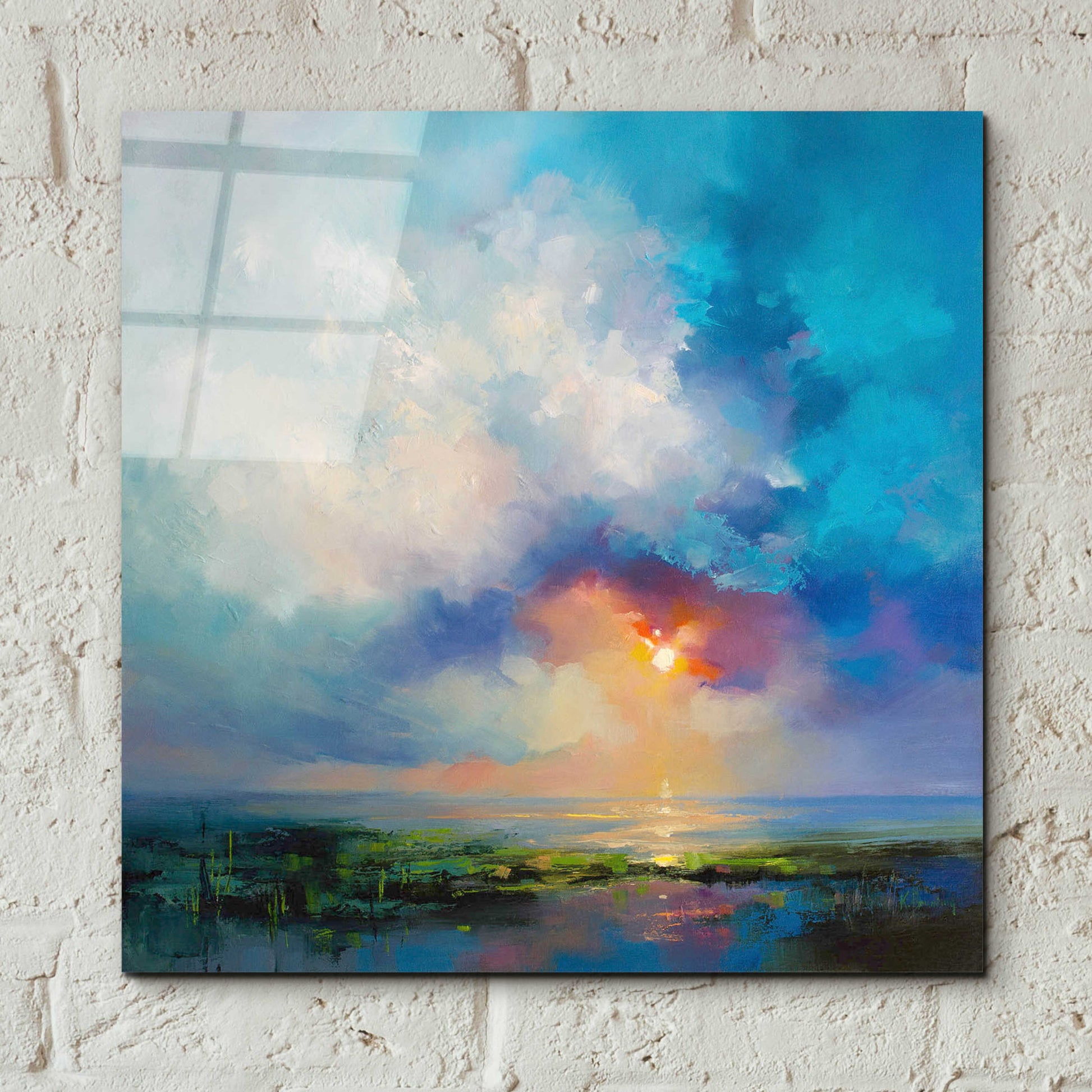 Epic Art 'Morning Mist' by Kasia Bruniany Acrylic Glass Wall Art,12x12