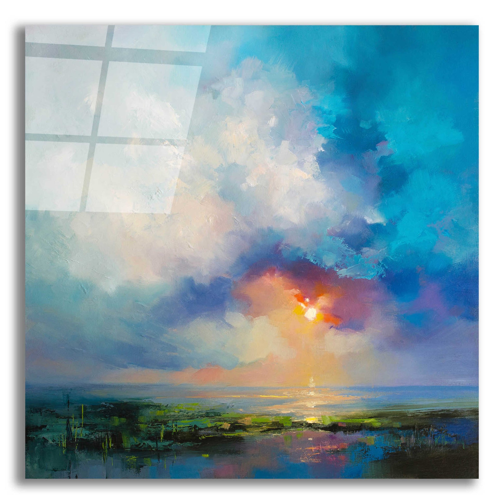 Epic Art 'Morning Mist' by Kasia Bruniany Acrylic Glass Wall Art,12x12