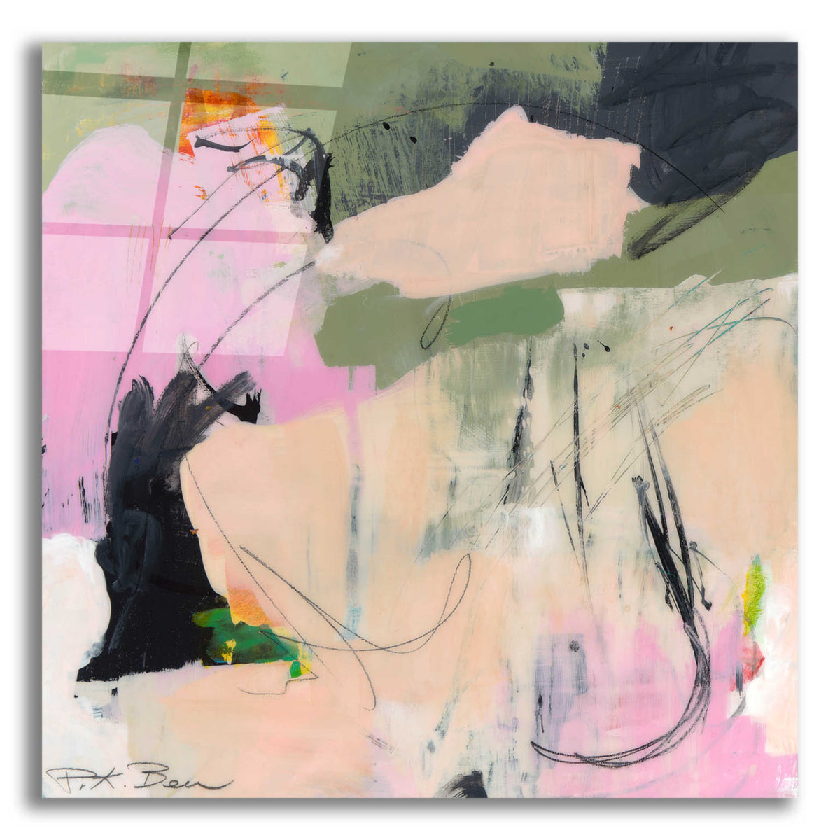 Epic Art 'Sylvan Zephyr No. 2' by Pamela K. Beer Acrylic Glass Wall Art