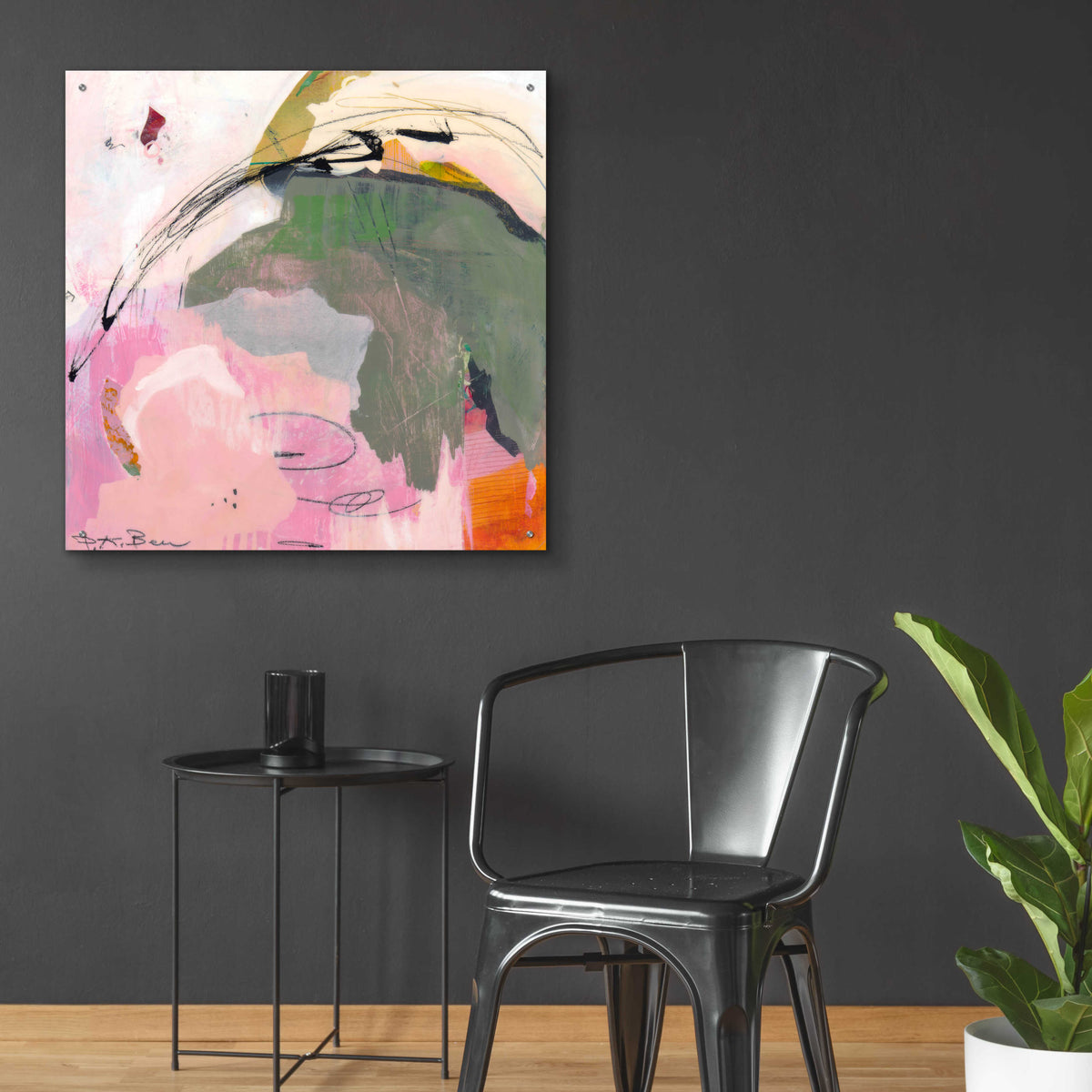 Epic Art 'Sylvan Zephyr No. 3' by Pamela K. Beer Acrylic Glass Wall Art,36x36