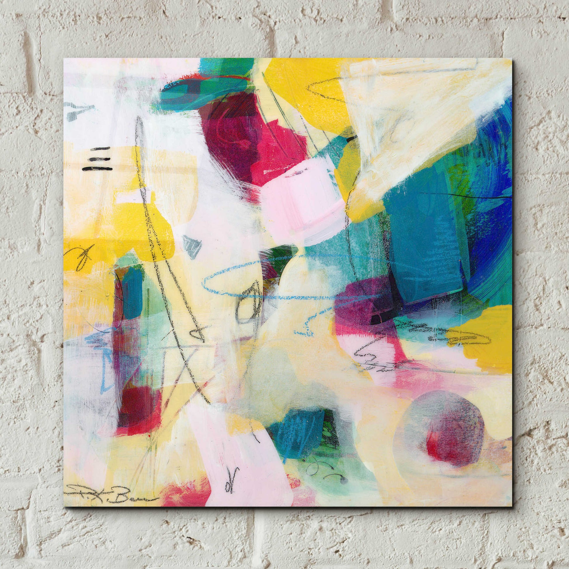 Epic Art 'Oide 3' by Pamela K. Beer Acrylic Glass Wall Art,12x12