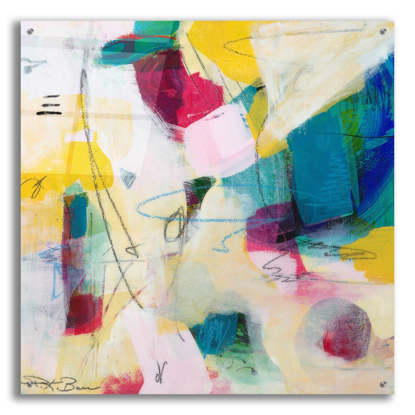 Epic Art 'Oide 3' by Pamela K. Beer Acrylic Glass Wall Art,36x36