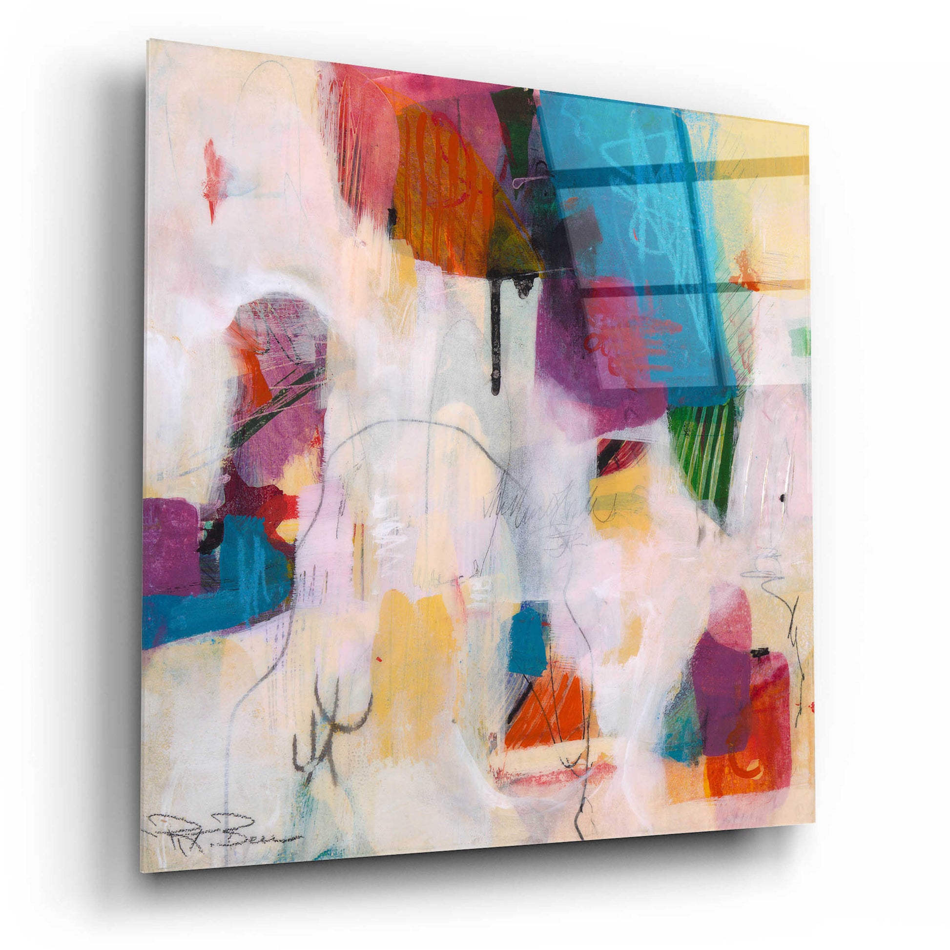 Epic Art 'Oide 5' by Pamela K. Beer Acrylic Glass Wall Art,12x12