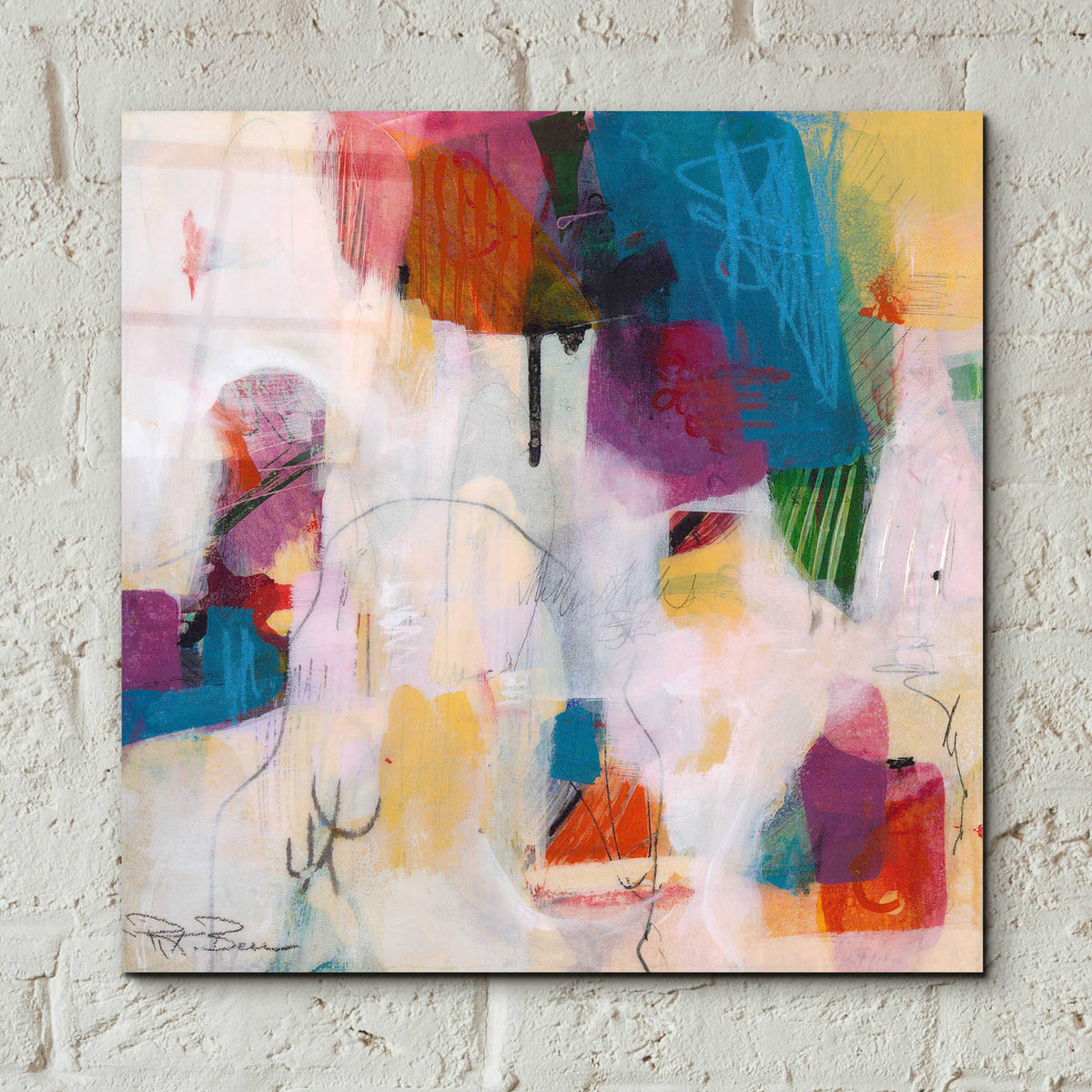 Epic Art 'Oide 5' by Pamela K. Beer Acrylic Glass Wall Art,12x12
