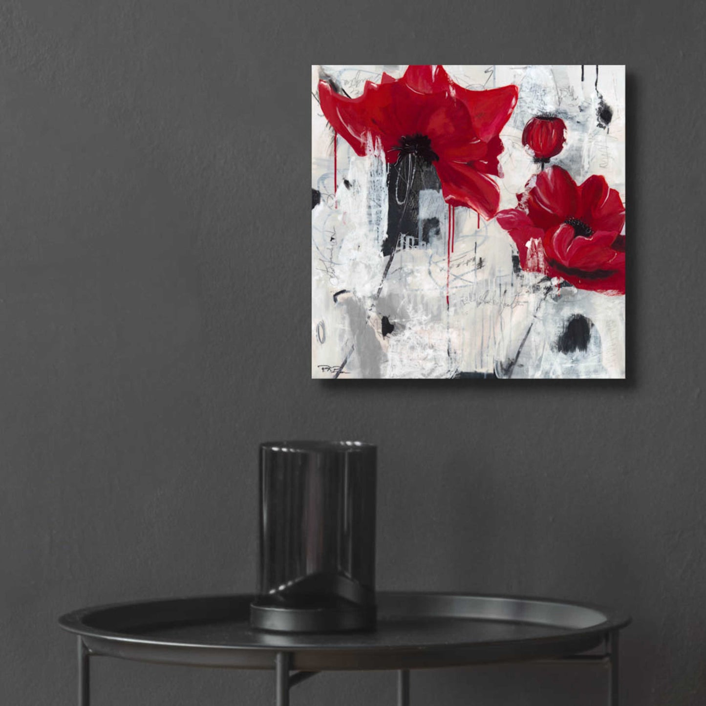 Epic Art 'Poppy Love' by Pamela K. Beer Acrylic Glass Wall Art,12x12