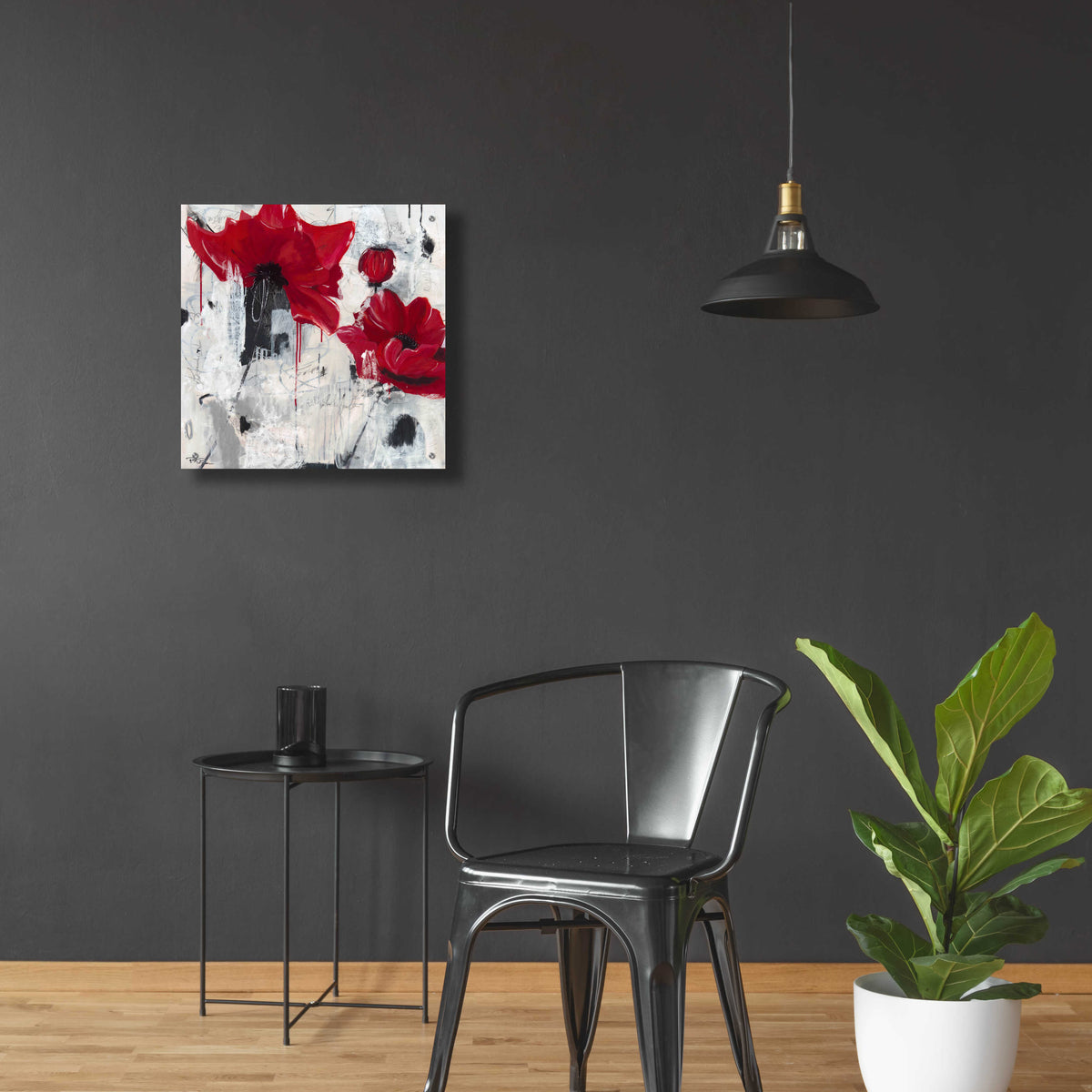 Epic Art 'Poppy Love' by Pamela K. Beer Acrylic Glass Wall Art,24x24