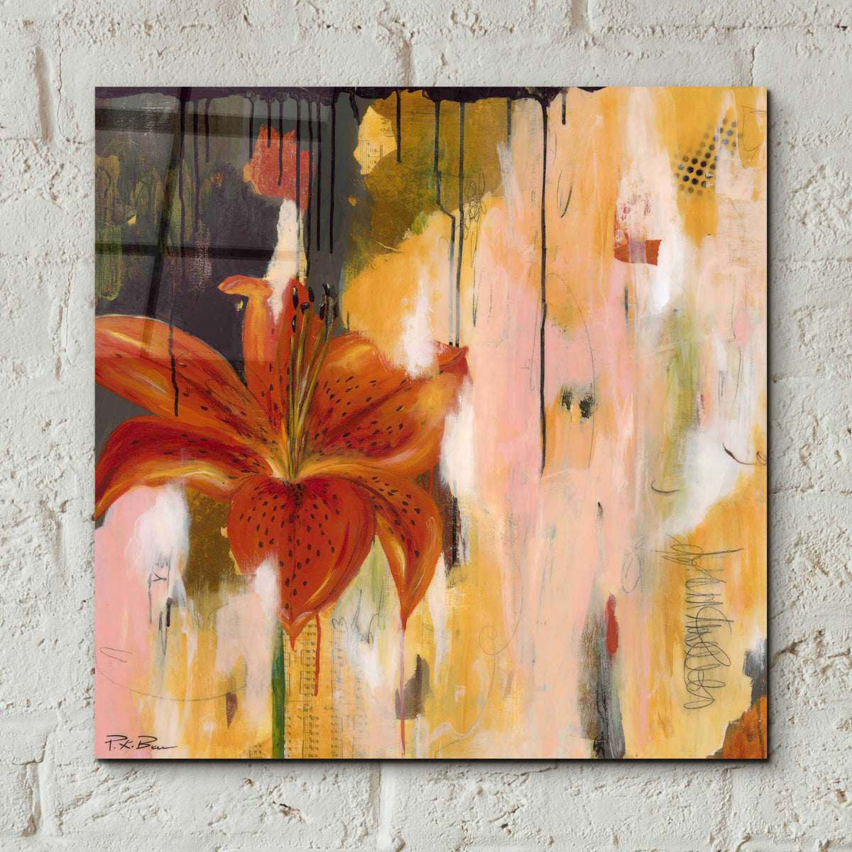Epic Art 'Stargazing' by Pamela K. Beer Acrylic Glass Wall Art,12x12