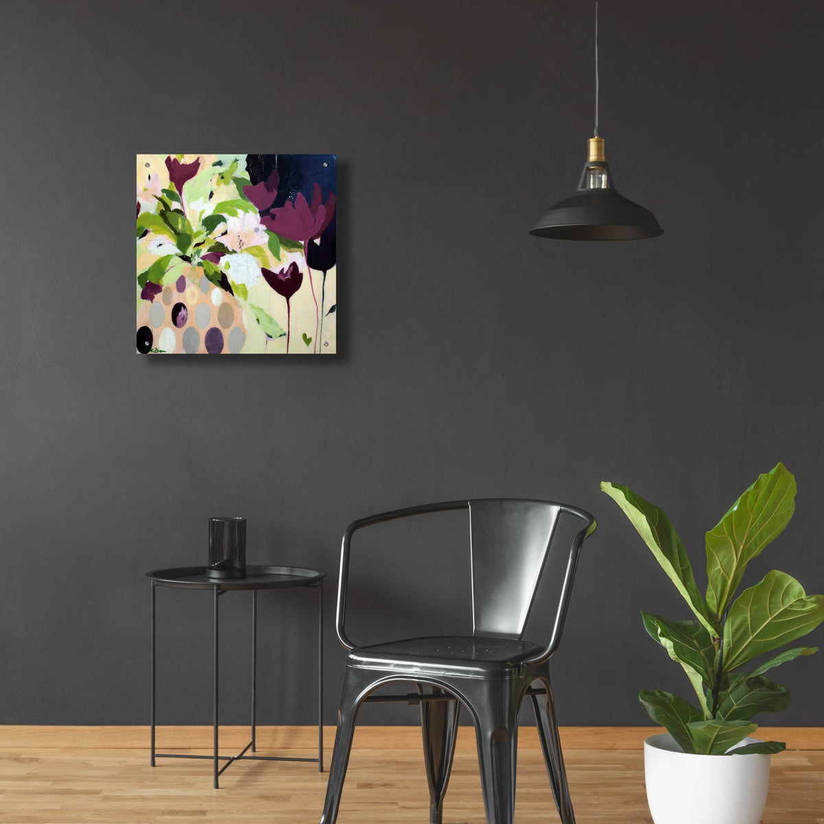 Epic Art 'Amelia' by Pamela K. Beer Acrylic Glass Wall Art,24x24